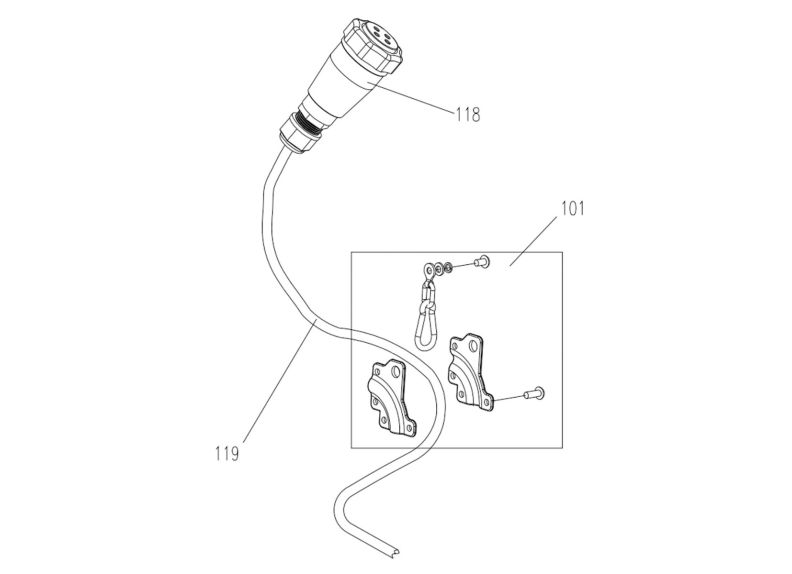 2SS-1C-20 Power Cord Assembly 