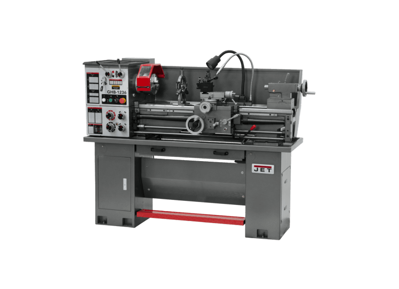 GHB-1236  Geared Head Bench Lathe  with Taper Attachment in Jet Metalworking, Turning, Lathes