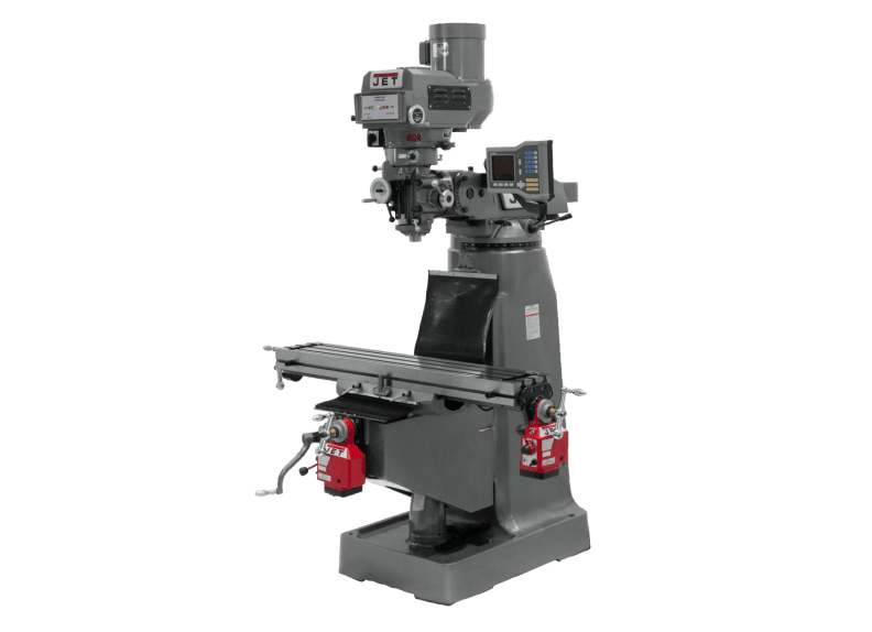 JTM-4VS Mill With ACU-RITE 203 DRO With X and Z-Axis Powerfeeds