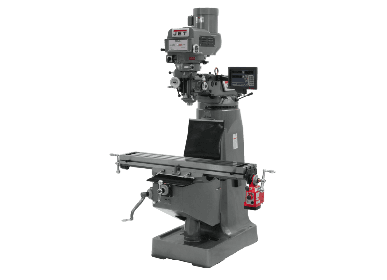 JTM-4VS Mill With 3-Axis Newall DP700 DRO (Quill) With X-Axis Powerfeed