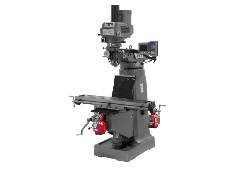 JTM-4VS-1 Mill With ACU-RITE 203 DRO With X and Y-Axis Powerfeeds and Power Draw Bar