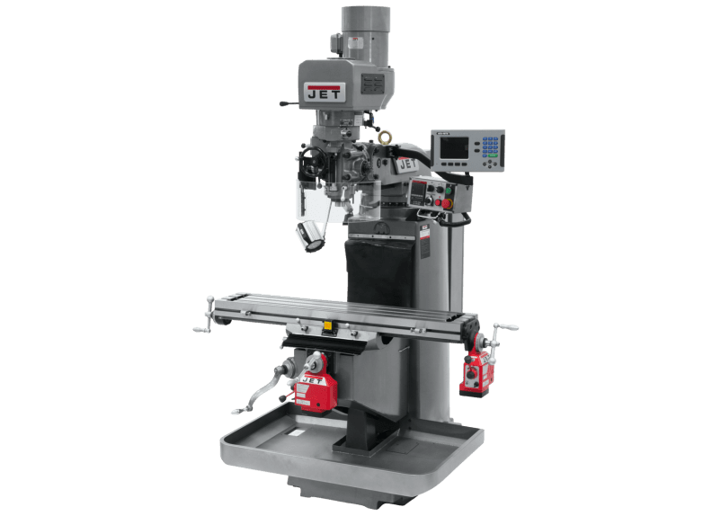 JTM-949EVS Mill With 3-Axis Acu-Rite 203 DRO (Knee) With X and Y-Axis Powerfeeds