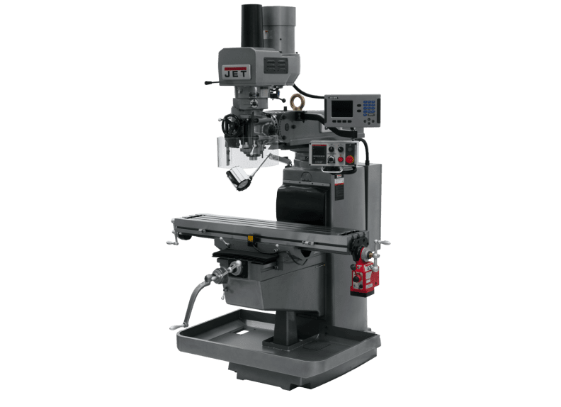 JTM-1050EVS2/230 Mill With Acu-Rite 203 DRO With X-Axis Powerfeed and Air Powered Drawbar