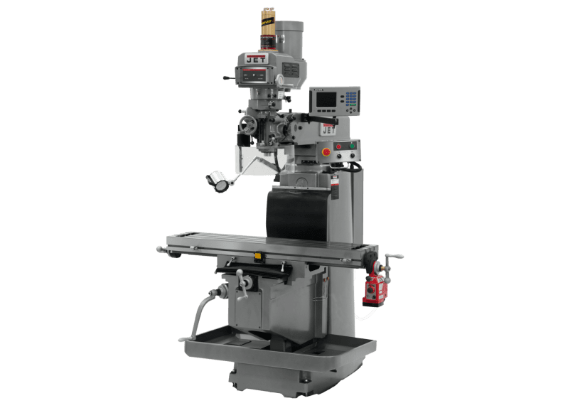 JTM-1254RVS with ACU-RITE 203 3X (K) DRO, X Powerfeed & Air Power Drawbar