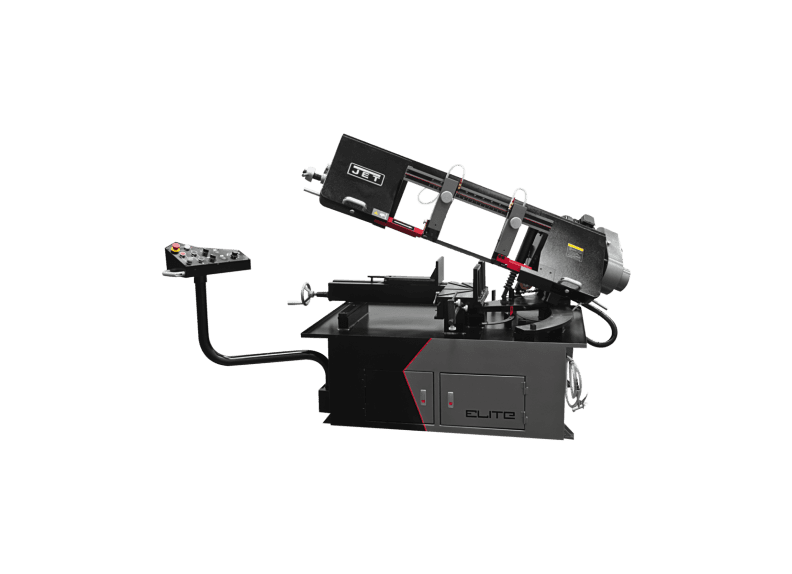 10 x 18 Semi-Auto Variable Speed Dual Mitering Saw With Hydraulic Vise | EHB-1018VMH