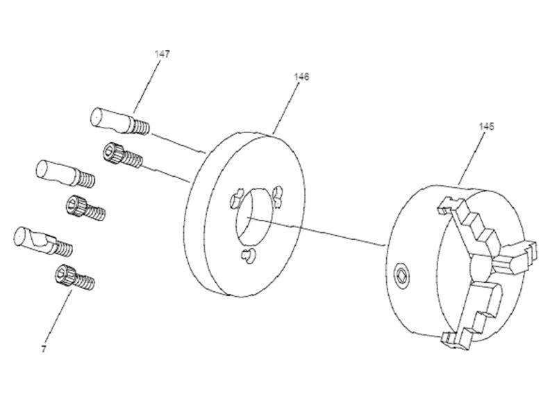 E-1340VS Chuck Assembly