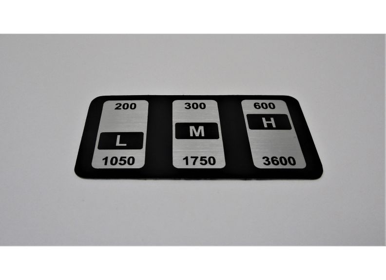 Speed Label | JWL1015VS-117