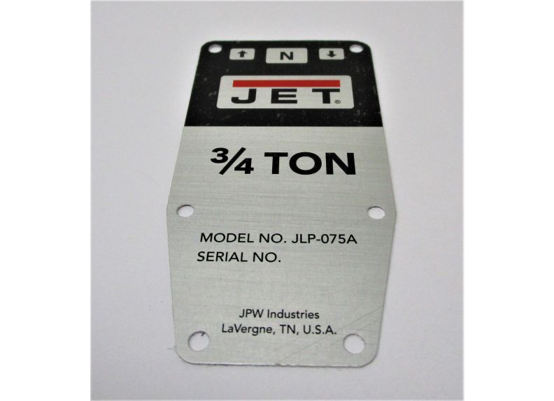 Name Plate Jlp-75A | LM000050
