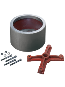 JET —6 in Riser Block for JTM-1/2/4VS Mill