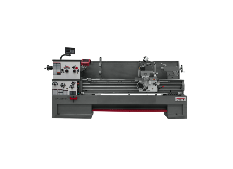 GH-2280ZX With Newall DP700 DRO With Taper Attachment and Collet Closer