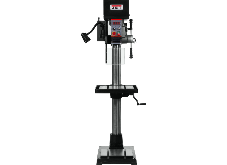 JDPE-20EVS-PDF, 20-Inch EVS Drill Press with Power Downfeed, Step Pulley, 2HP, 1Ph 115V