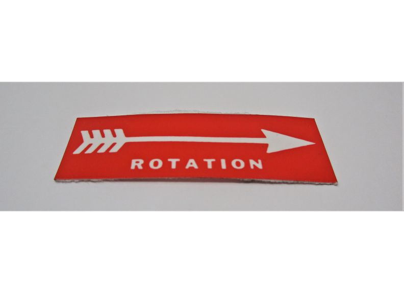 Direction Rotation Label | 4200A-105