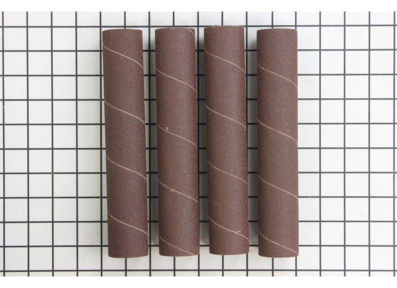 JET — Sanding Sleeves, 1-1/2 x 9 in, 60 Grit, Pack of 4