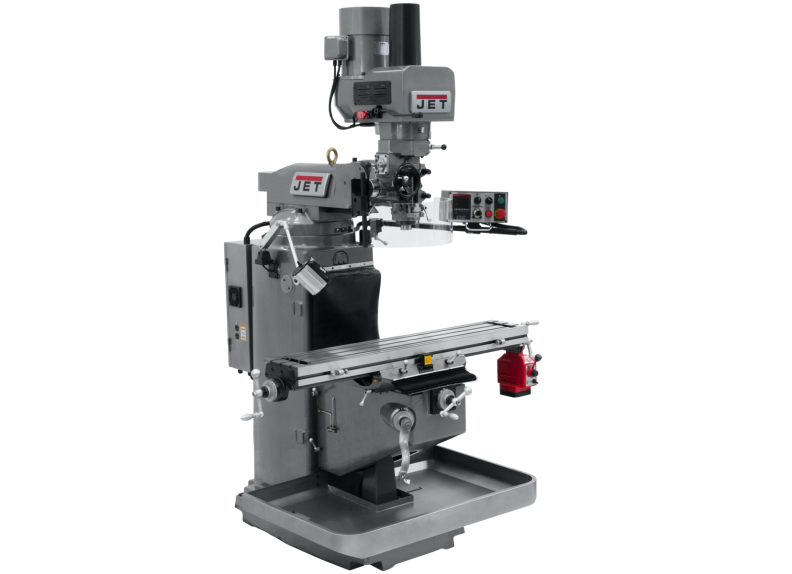 JTM-949EVS Mill With X-Axis Powerfeed and Air Powered Draw Bar