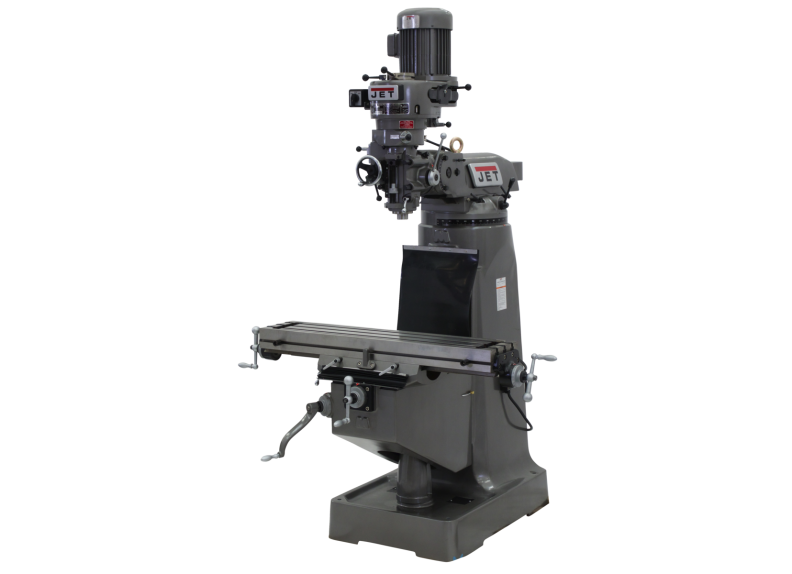 Mill With 3-Axis Newall DP500 DRO (Quill) With X-Axis Powerfeeds | JTM-1