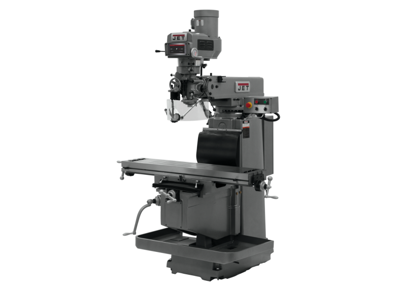 JTM-1254VS with ACU-RITE 203 3X (Q) DRO, X & Y Powerfeeds
