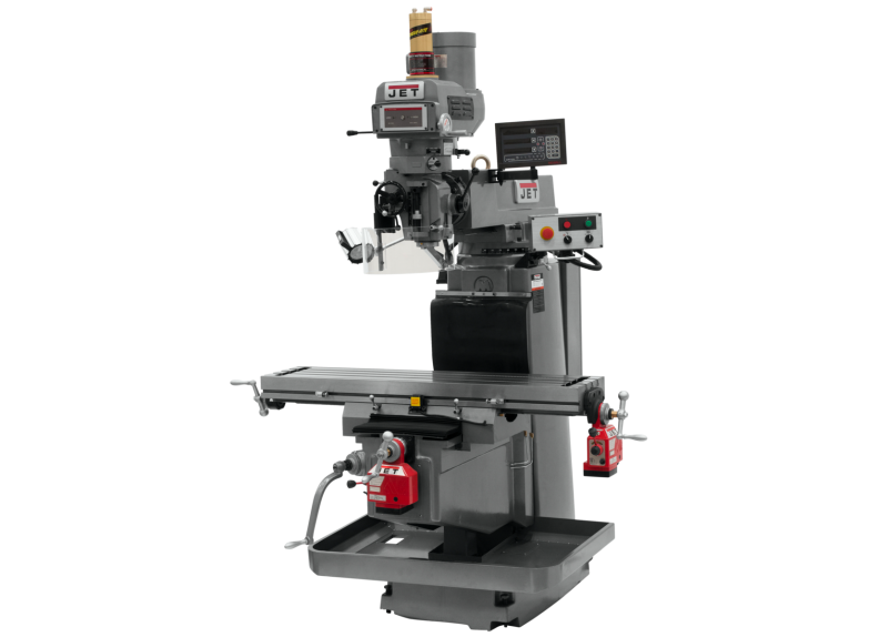 JTM-1254VS with NEWALL DP700 3X (Q) DRO, X & Y Powerfeeds & Air Power Drawbar