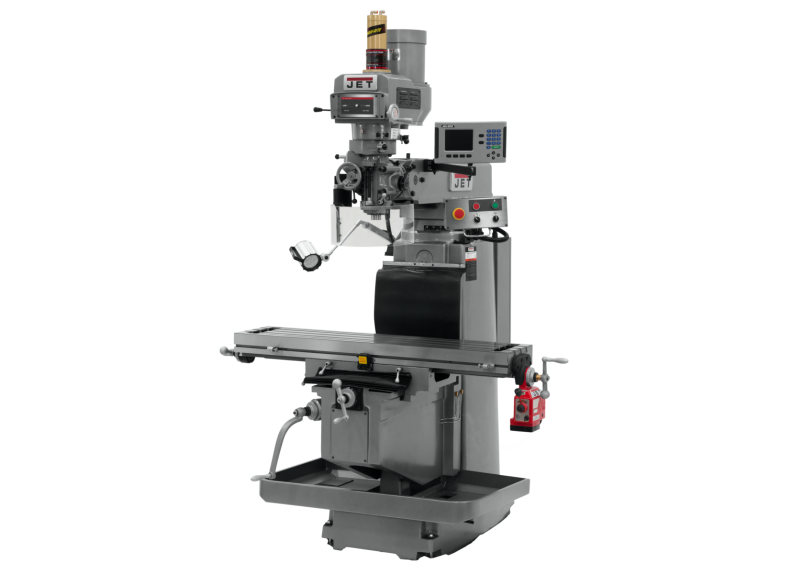 JTM-1254RVS with ACU-RITE 203 3X (Q) DRO, X Powerfeed & Air Power Drawbar
