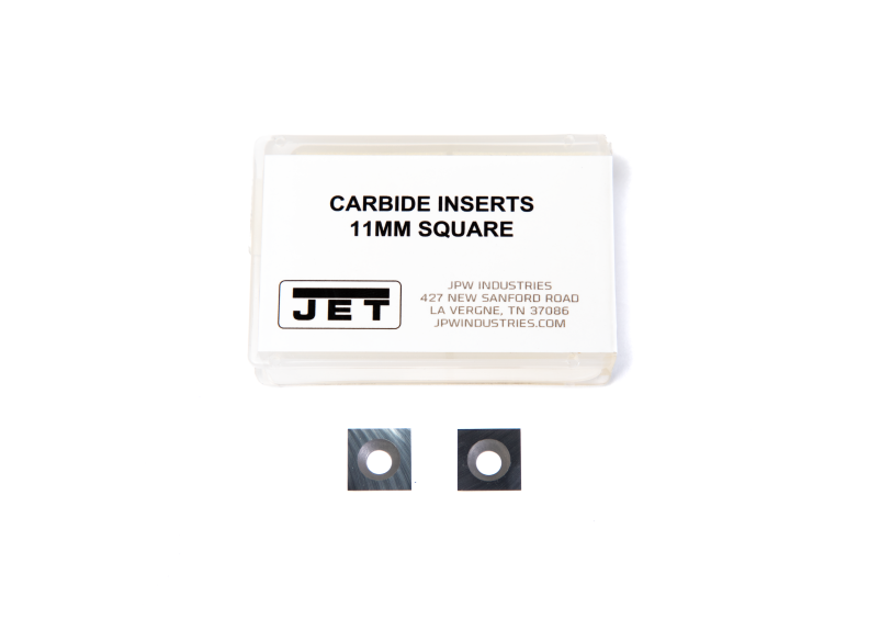 JET Woodturning Chisel Cutting Blade 11mm Square Carbide Insert (2PC)