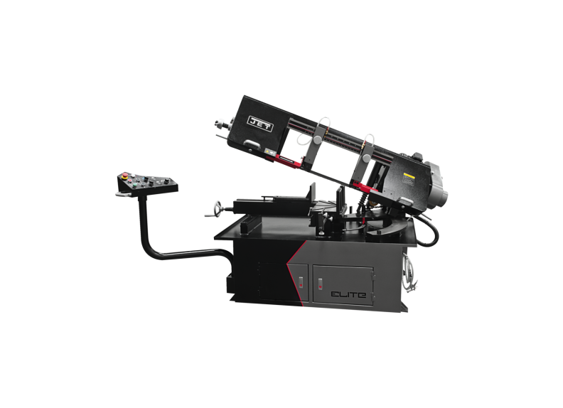 10 x 18 Semi-Auto Variable Speed Dual Mitering Saw With Hydraulic Vise | EHB-1018VMH